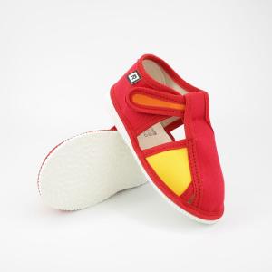 Detské papuče RAK 100015 - Červeno - žlté