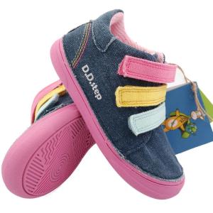 Detské plátené topánky D.D.Step C078-311A ROYAL BLUE