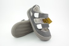 Detské letné barefoot topánky Protetika MERYL grey