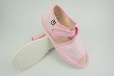 Detské papuče RAK 10014 - Ružový pásik