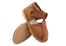 Detské inovatívne papuče RAK 100015-4 - Hnedá