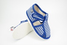 Detské papuče RAK 100015-3 - Modrý pásik