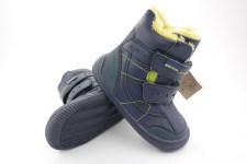Zimná barefoot detská obuv Protetika Toren Navy